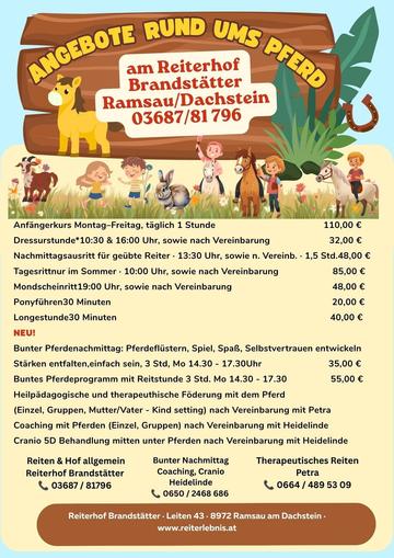 Reiten am Reiterhof Brandstätter