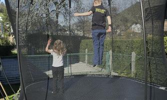 The safest trampoline in the world "Springfree"