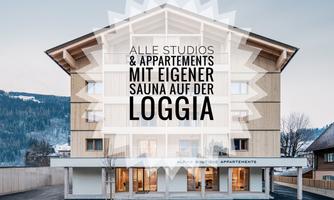 A modern building with several studios and apartments. Each apartment has its own sauna on the loggia.