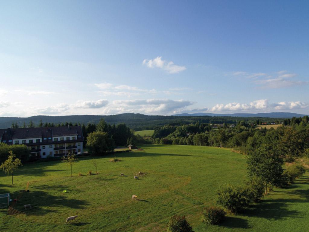Blick vom Ferienhaus