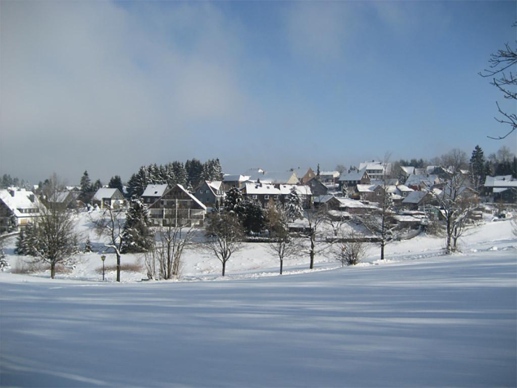 Blick vom Ferienhaus