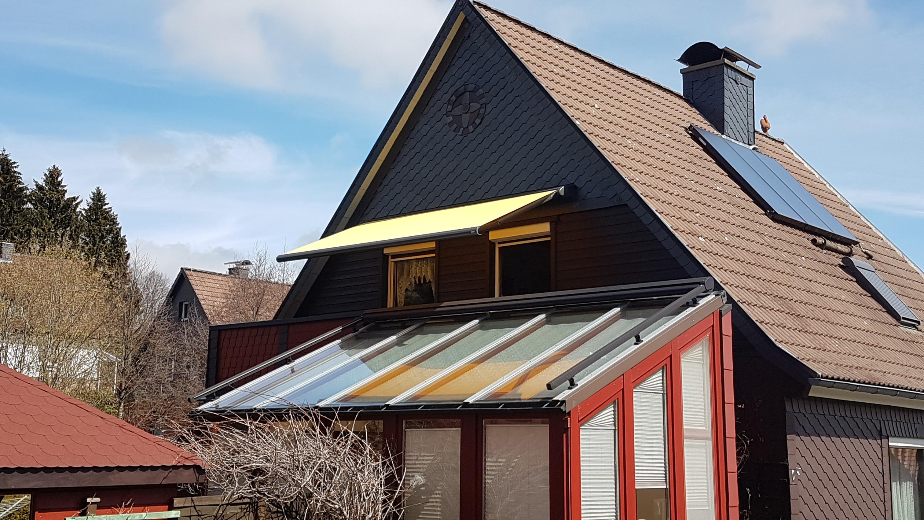 elektr. Markise Gästebalkon