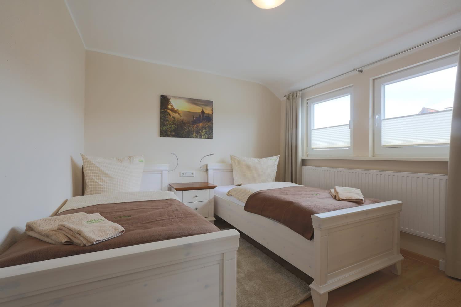 Schlafzimmer 2 Betten getrennt