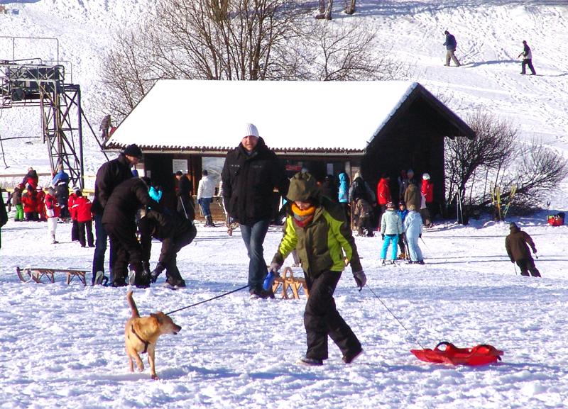 Skihang hintern Haus 2