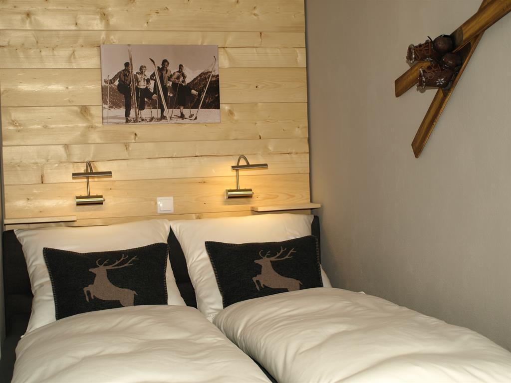 Der chaletartige Schlafbereich