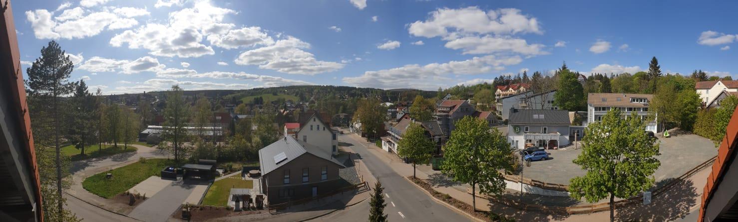 Ausblick vom Westbalkon
