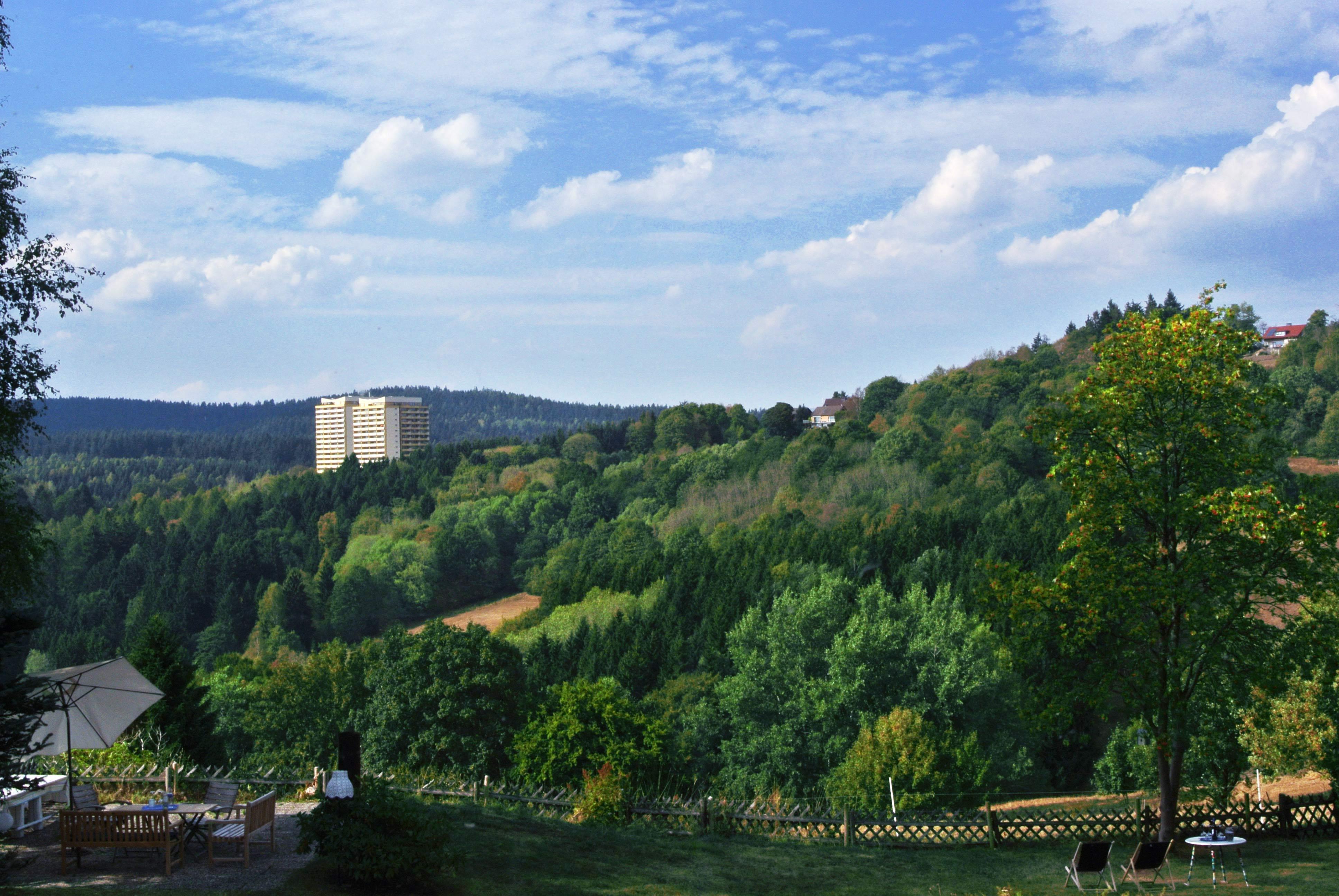 Panorama aus unserem Garten