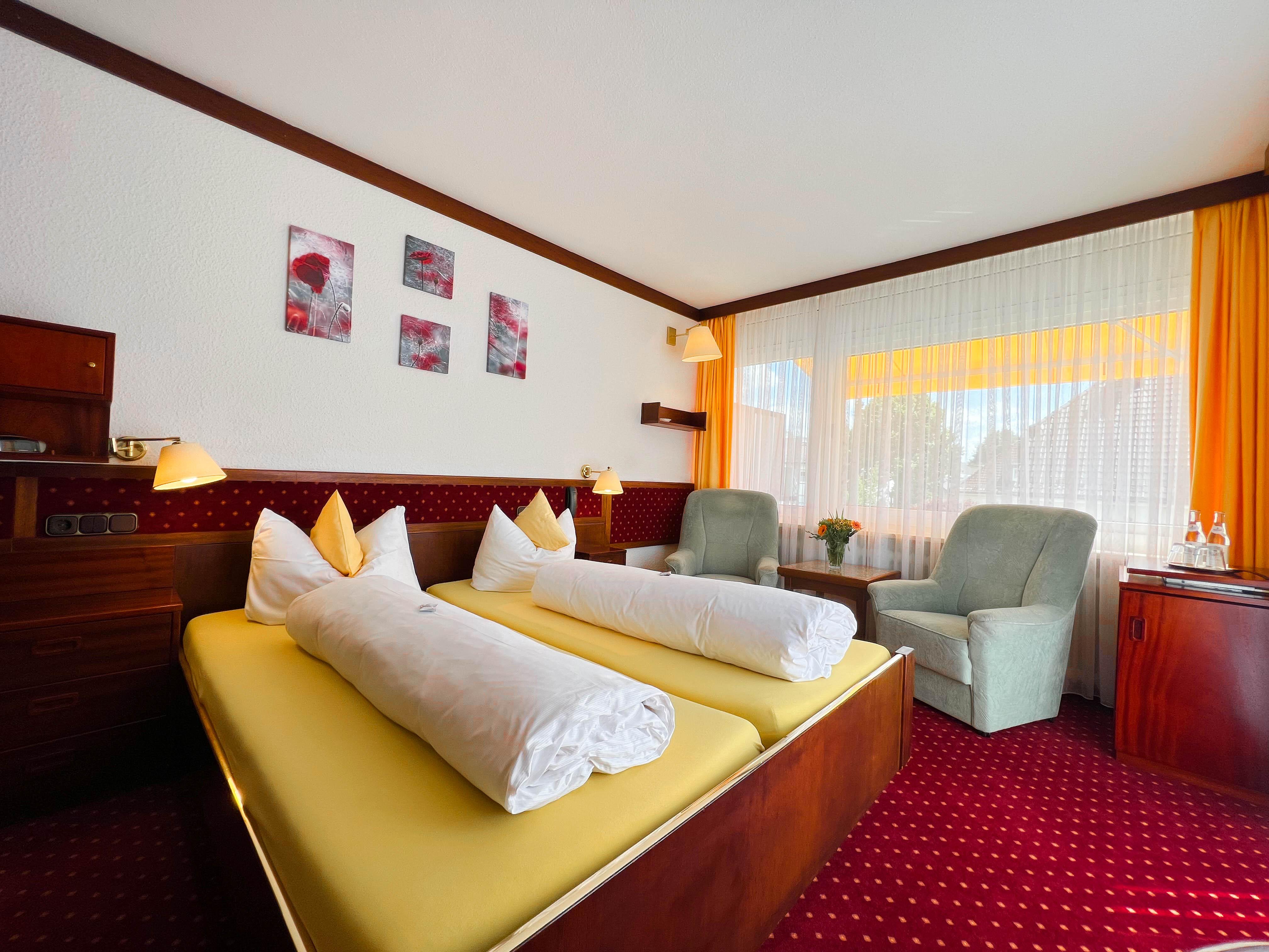 Doppelzimmer mit Balkon / Westbalkon