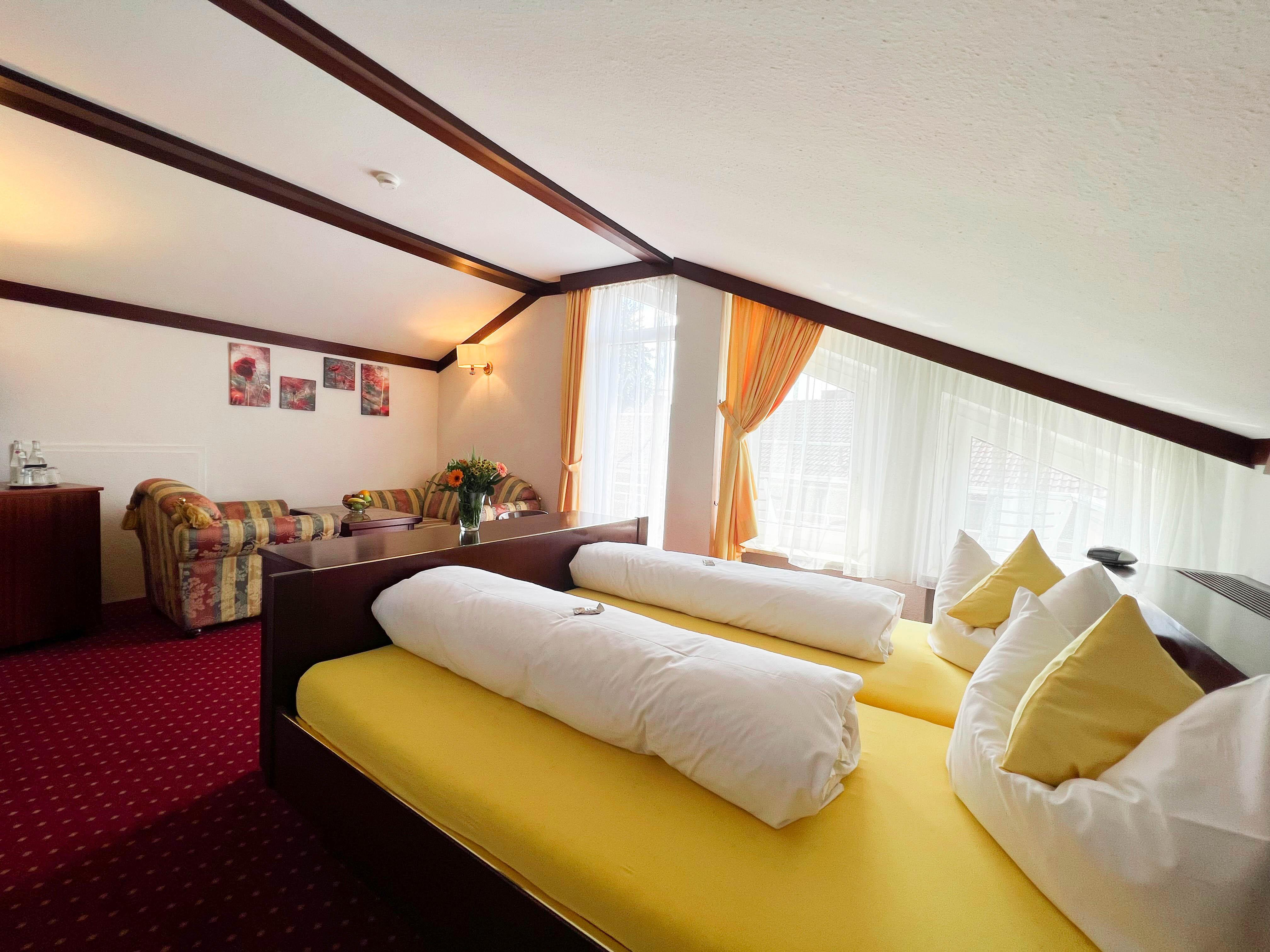 Doppelzimmer mit Balkon ( Westbalkon)