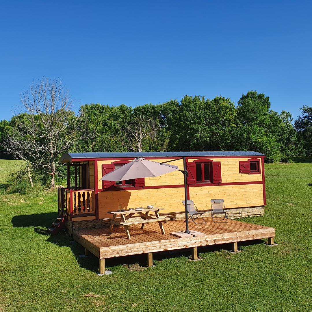 Domaine de la Brette : Roulotte Pouypardin