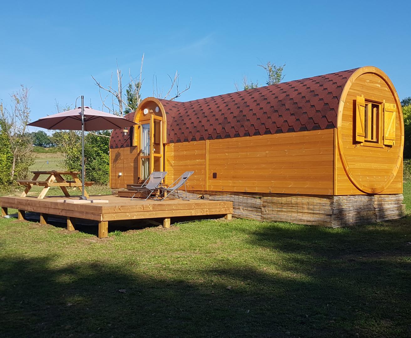 Domaine de la Brette : Roulotte La Magnaut