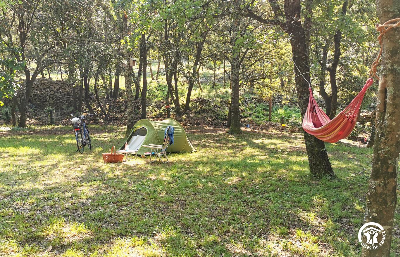 Aire naturelle de camping de la Devèze à Montoulieu