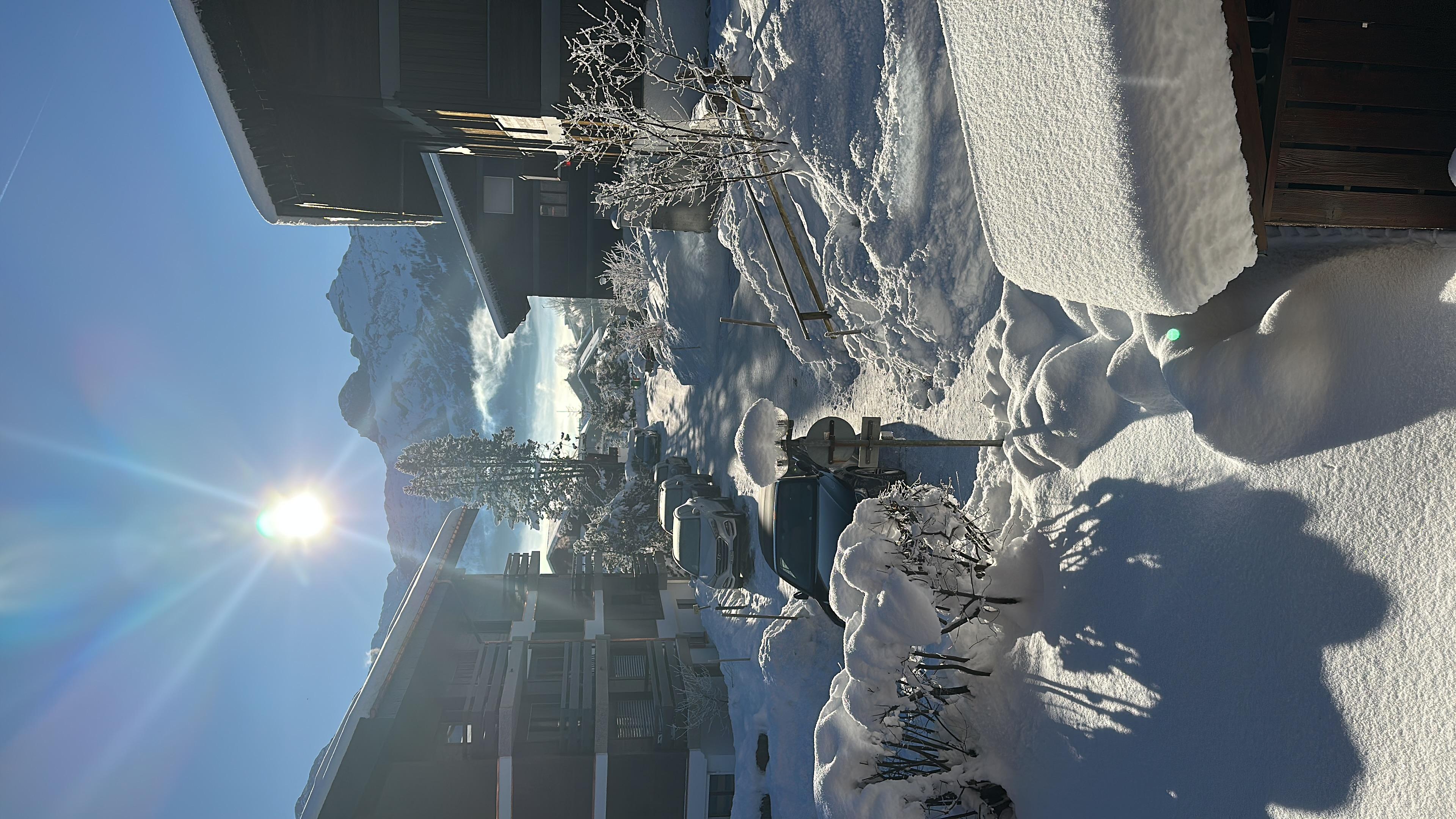 Aussicht Balkon Winter Aussicht Balkon Winter