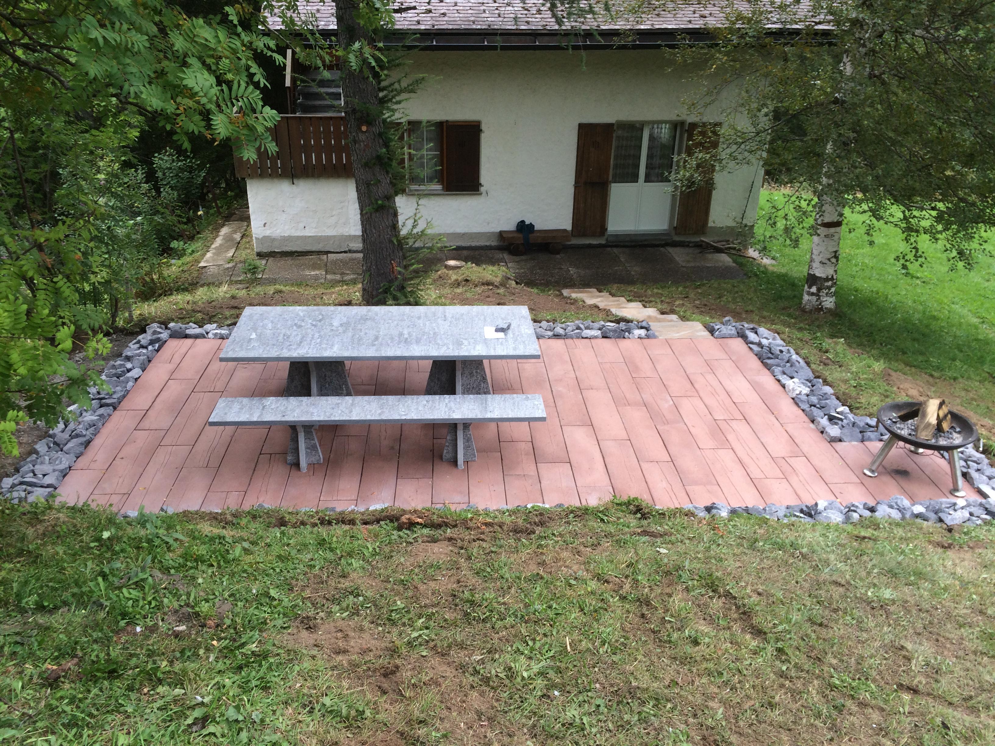 Sitzplatz mit Grill Sitzplatz mit Grill