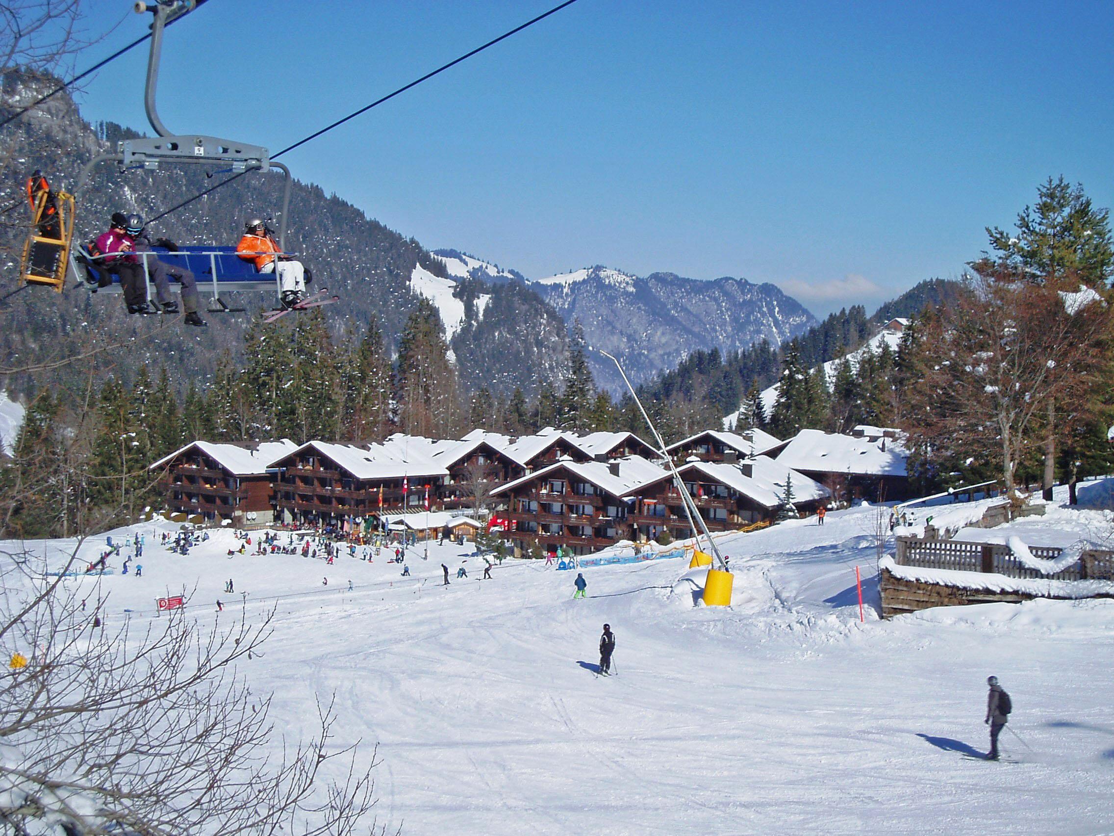 Das Ferienzentrum im Winter Das Ferienzentrum im Winter