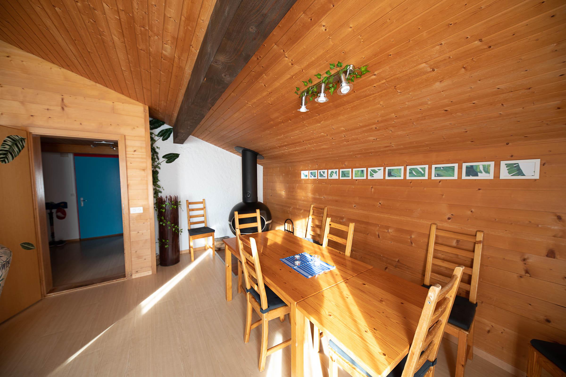 Der Essplatz mit Cheminée Der Essplatz mit Cheminée