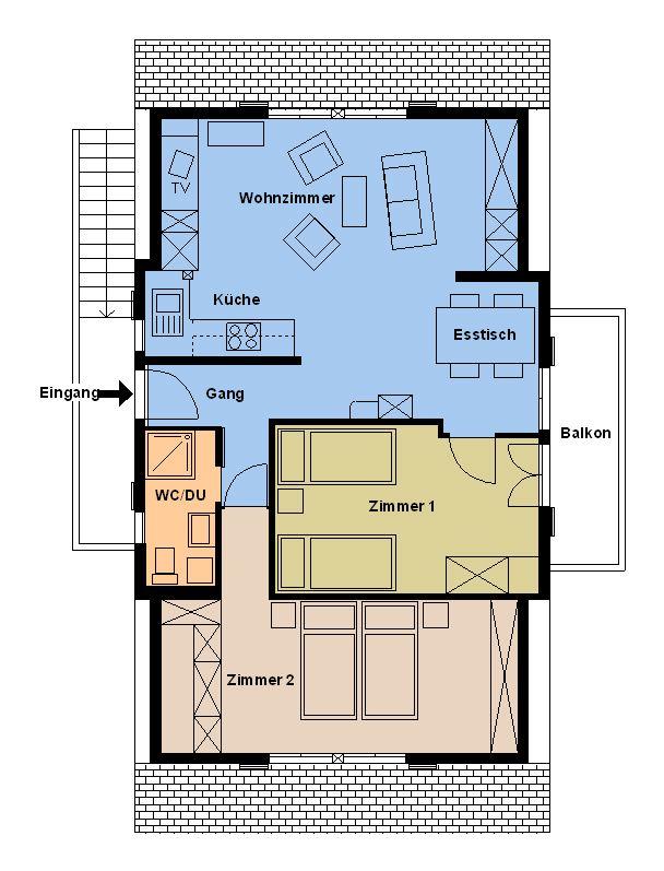 Grundriss Dachwohnung Grundriss Dachwohnung
