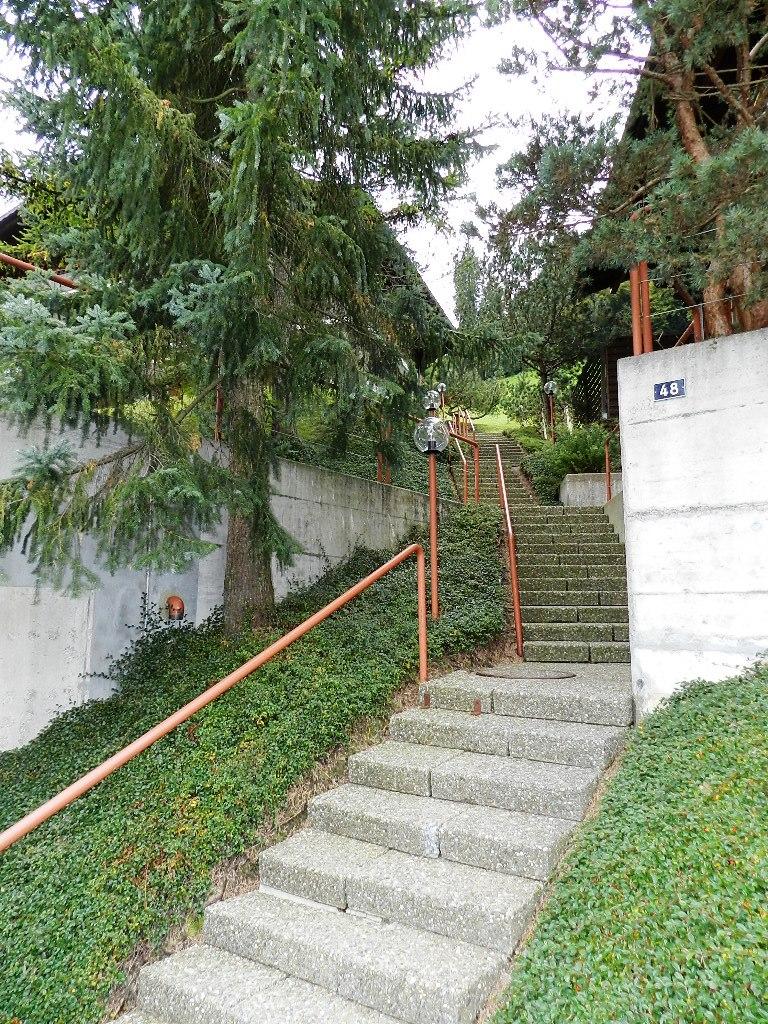 Treppenzugang zum Chalet Treppenzugang zum Chalet