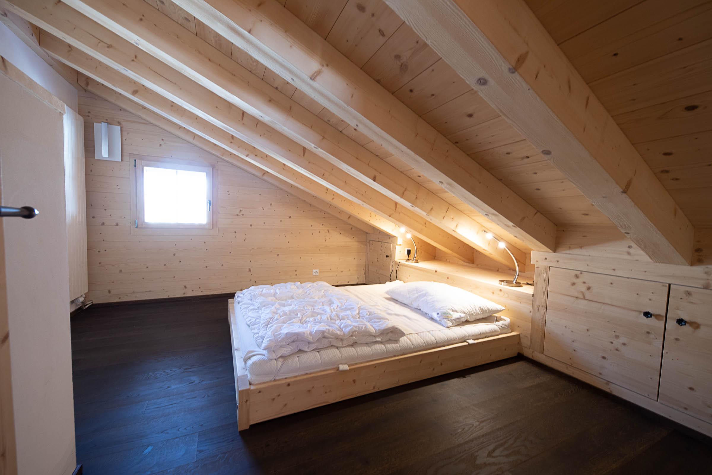 Das Schlafzimmer auf der Galerie Das Schlafzimmer auf der Galerie