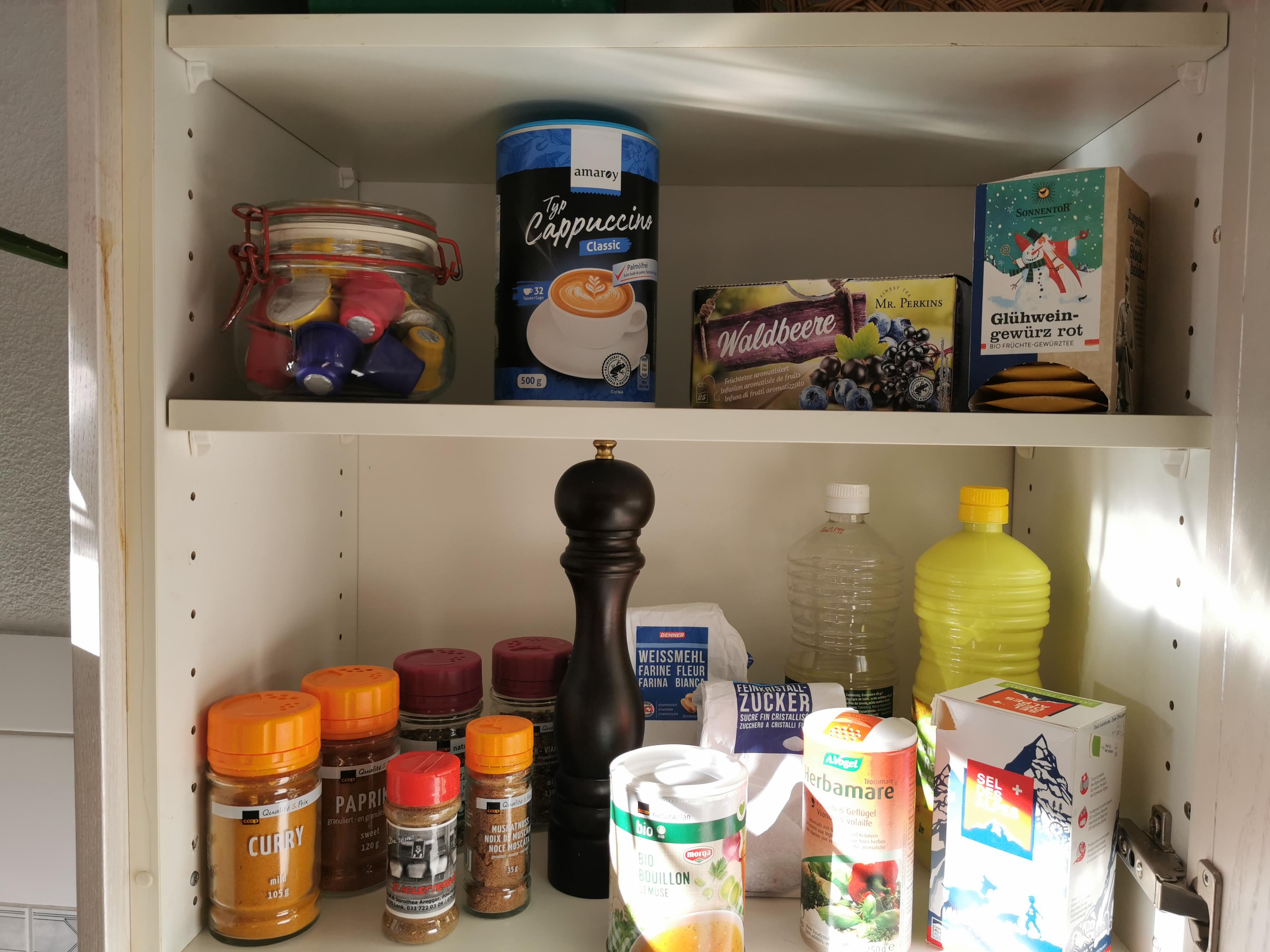 Grundgewürze vorhanden Grundgewürze vorhanden