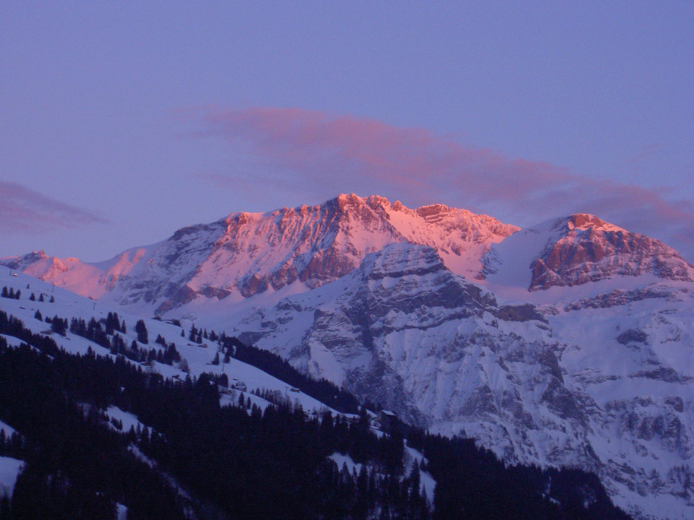 Wildstrubel am Abend Wildstrubel am Abend