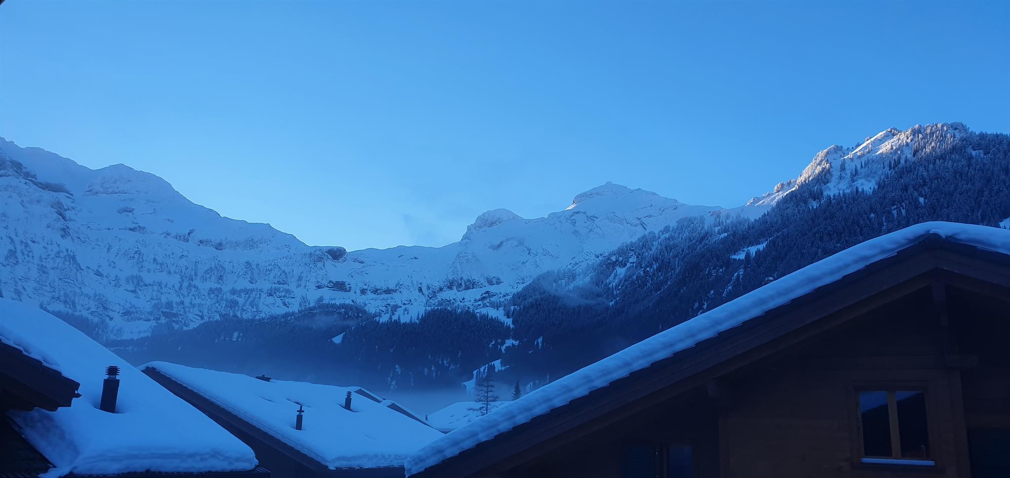 Balkonblick auf Widstrubel Balkonblick auf Widstrubel