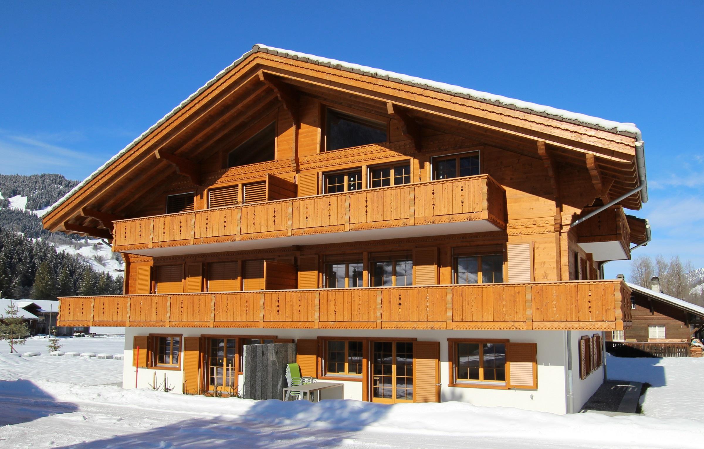 Chalet im Winter Chalet im Winter