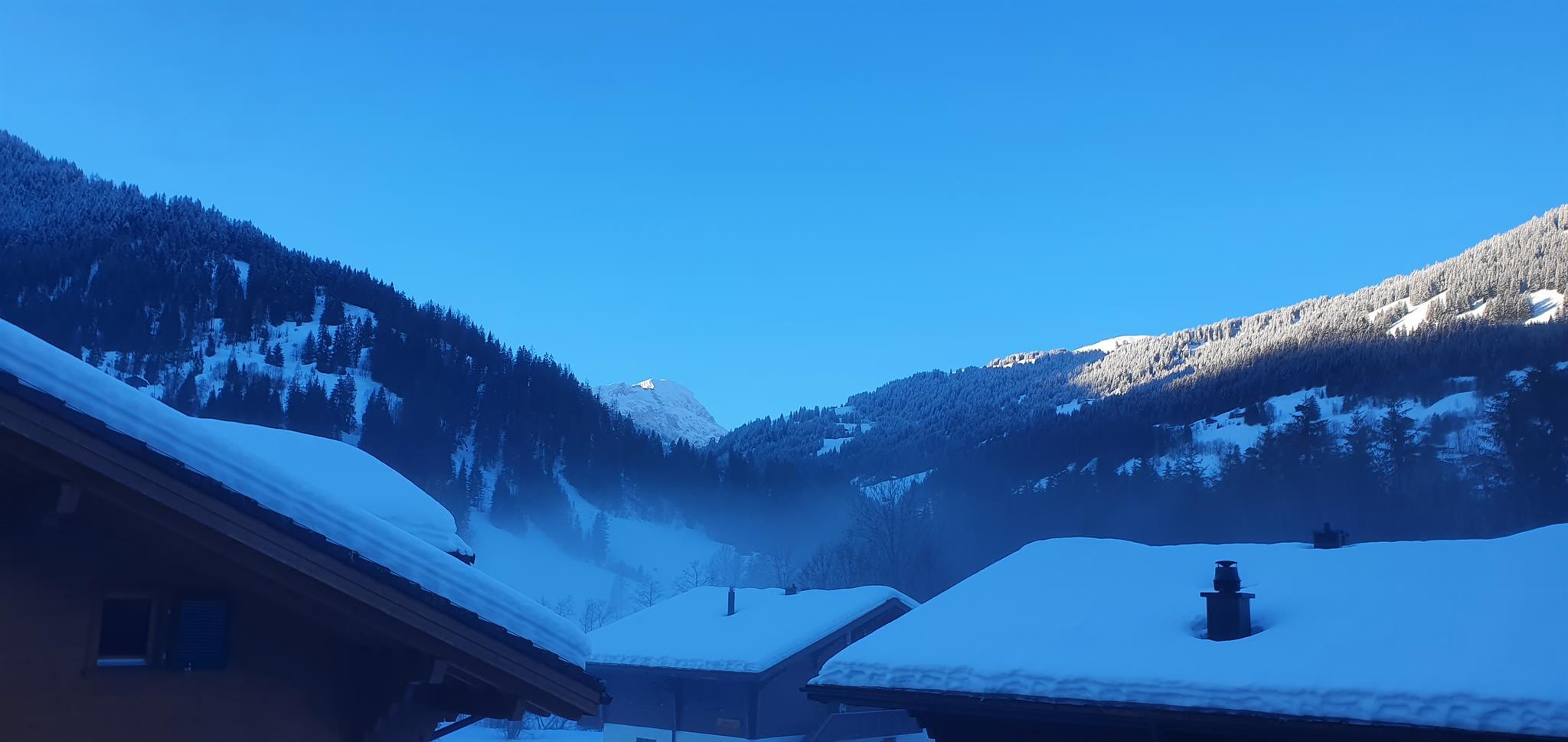 Balkonblick auf Iffigalp Balkonblick auf Iffigalp