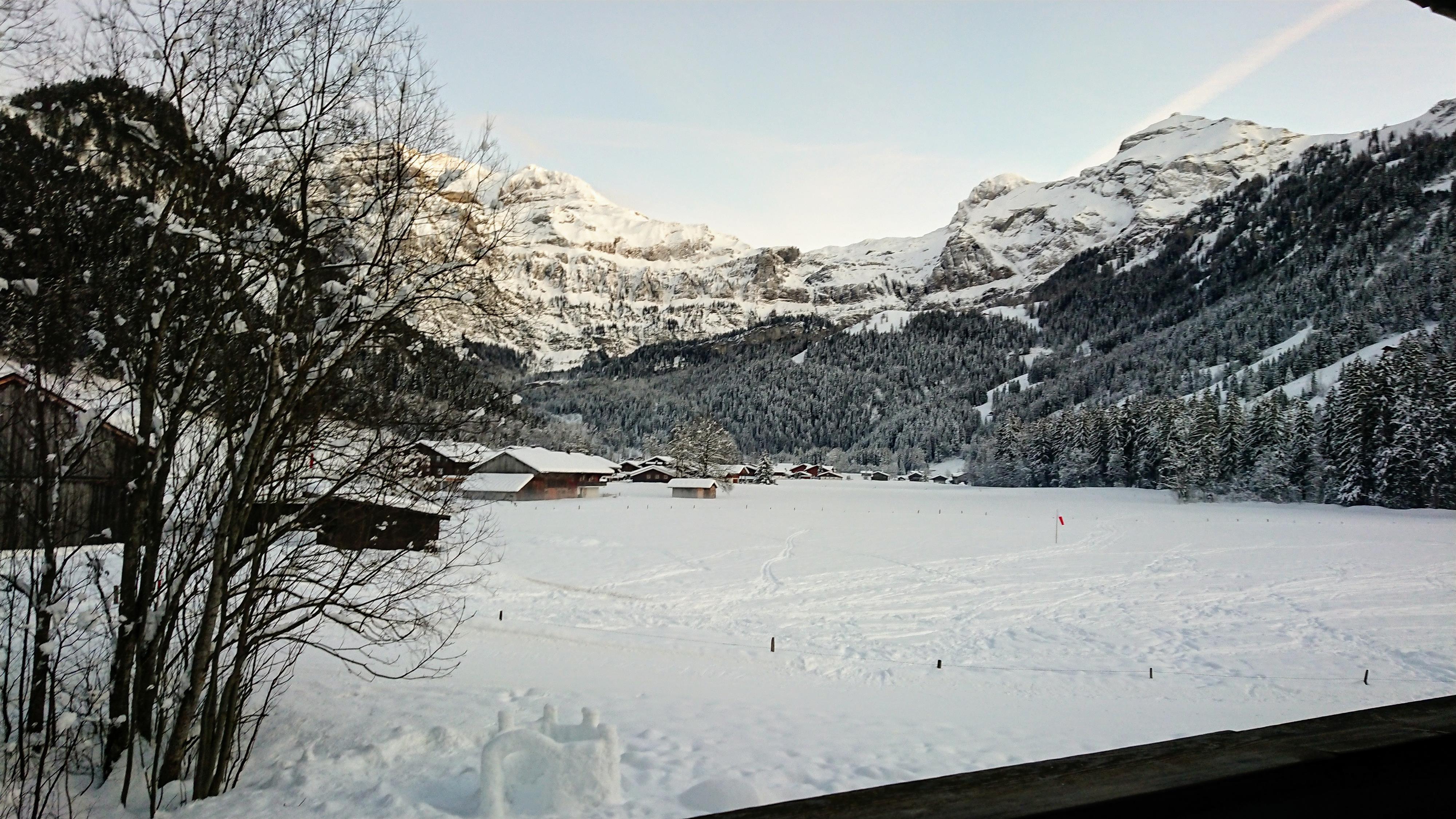 Aussicht Winter Wildstrubel Aussicht Winter Wildstrubel