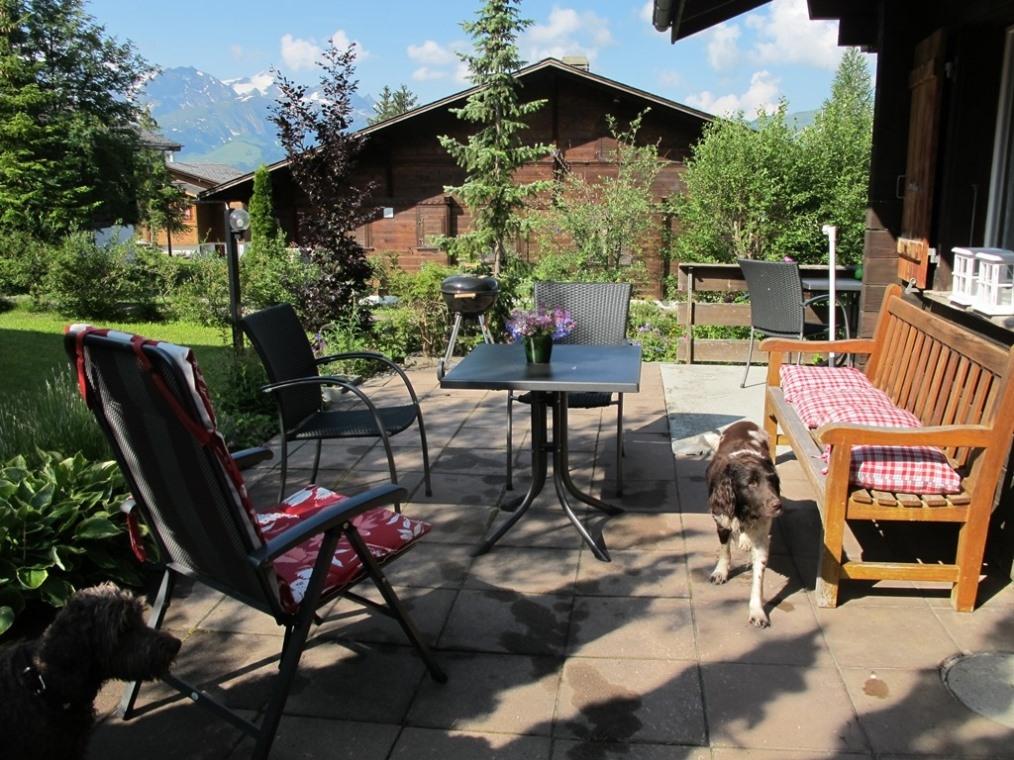 Sitzplatz im Sommer Sitzplatz im Sommer