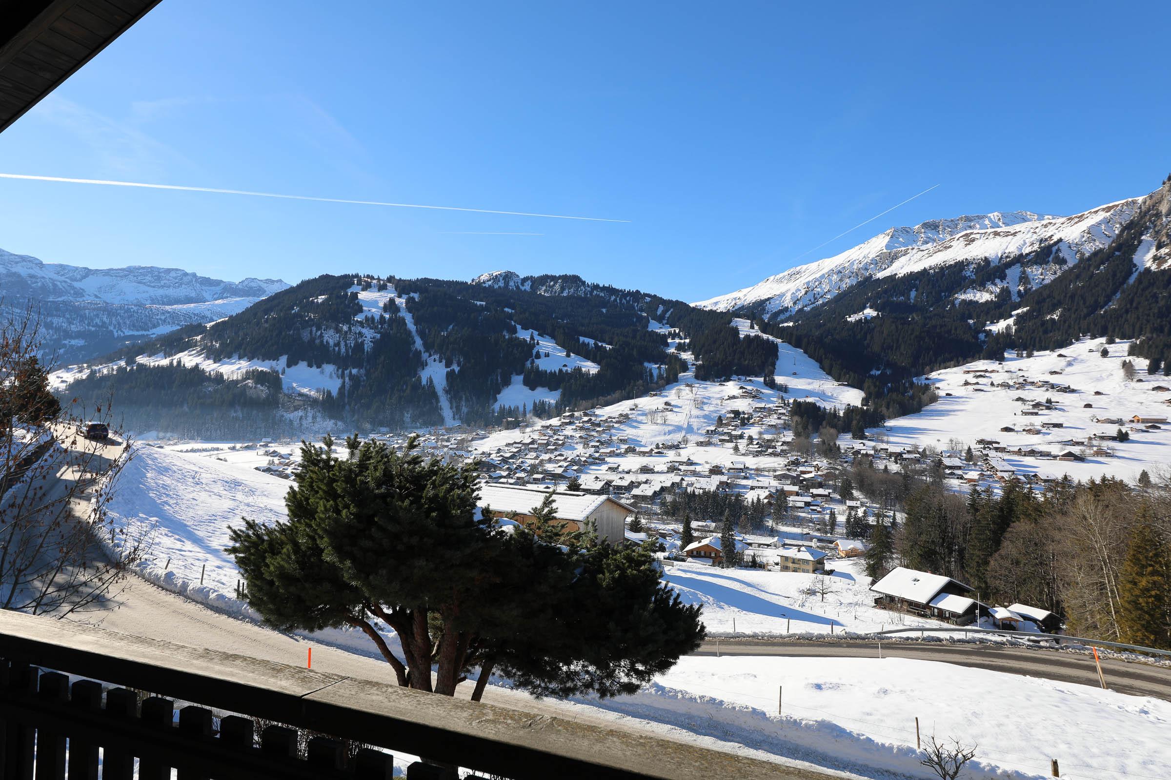 Blick auf das Dorf Blick auf das Dorf