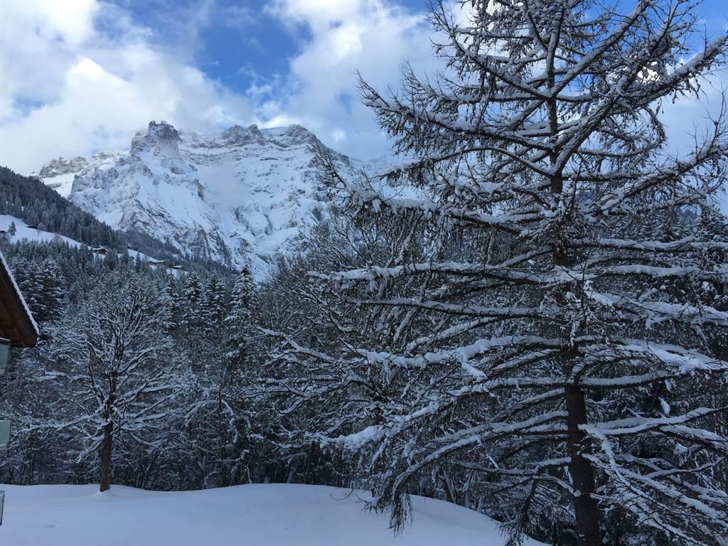 Sicht Balkon im Winter Sicht Balkon im Winter