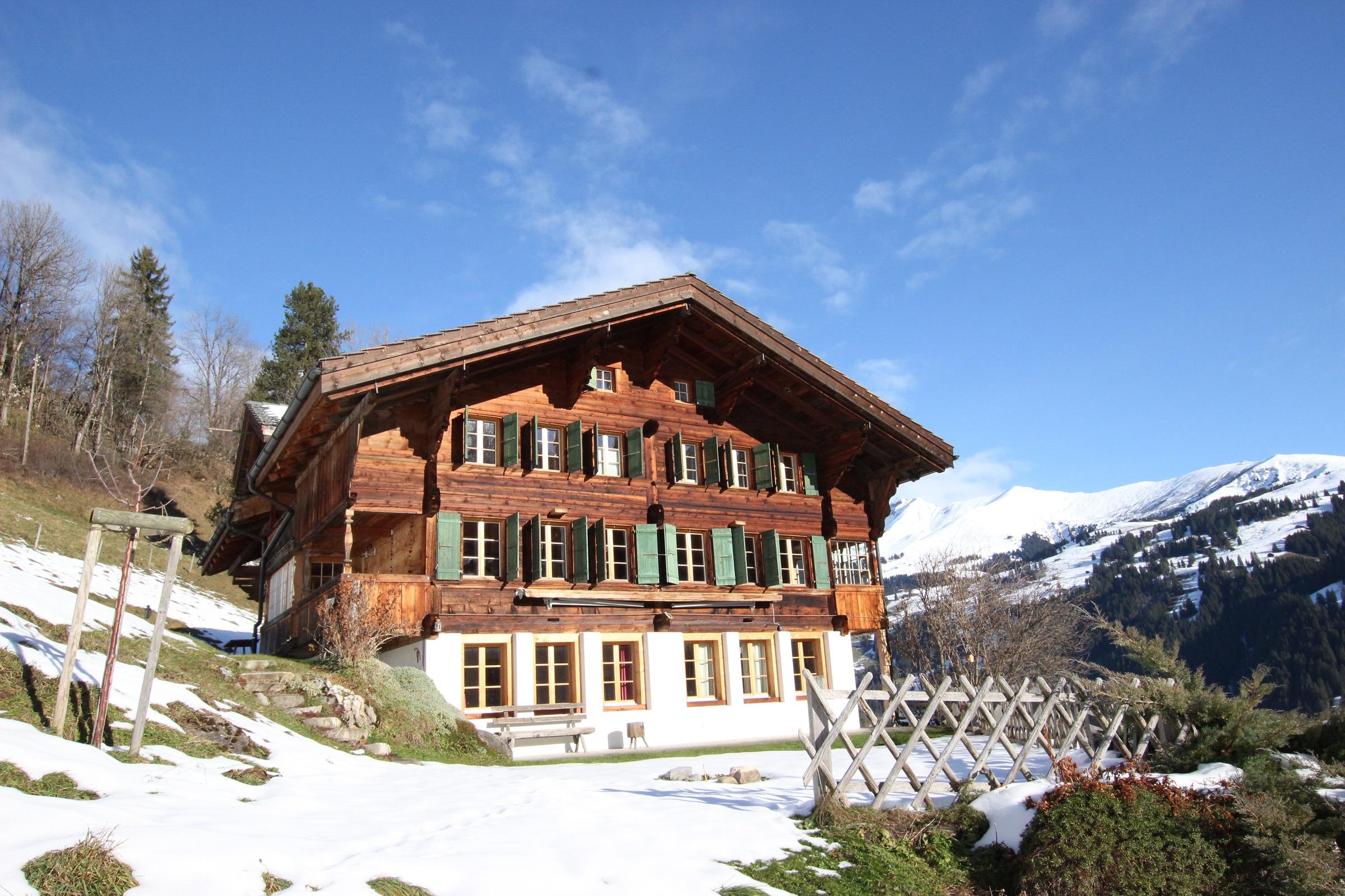 Das Ferienchalet im Winter Das Ferienchalet im Winter