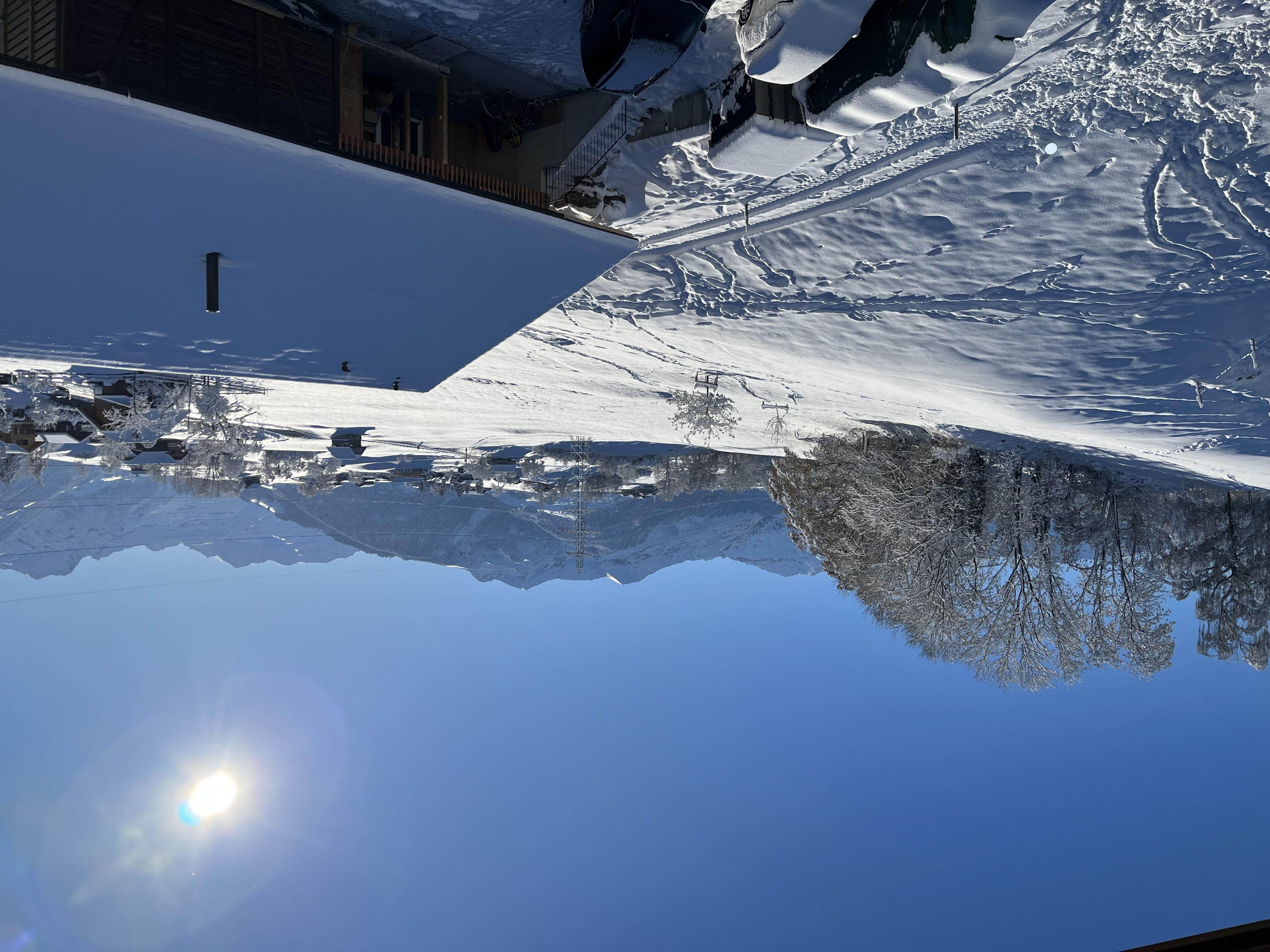 Winter View from the south Balcony