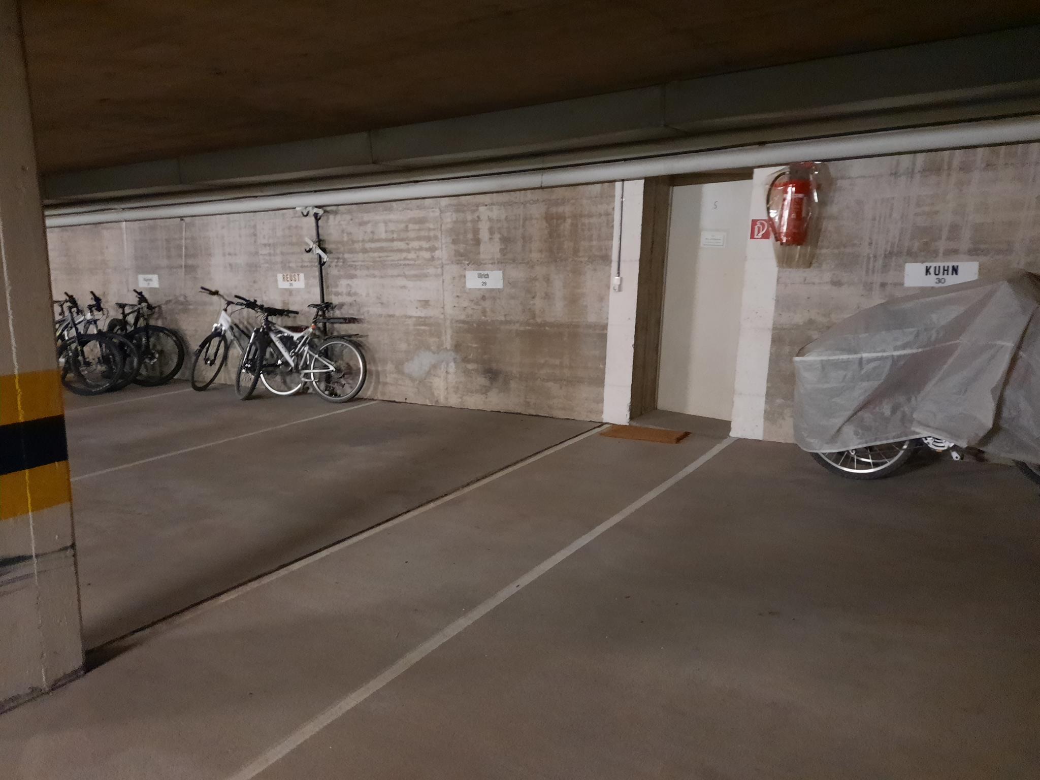 Türe von Tiefgarage zum Haus Türe von Tiefgarage zum Haus