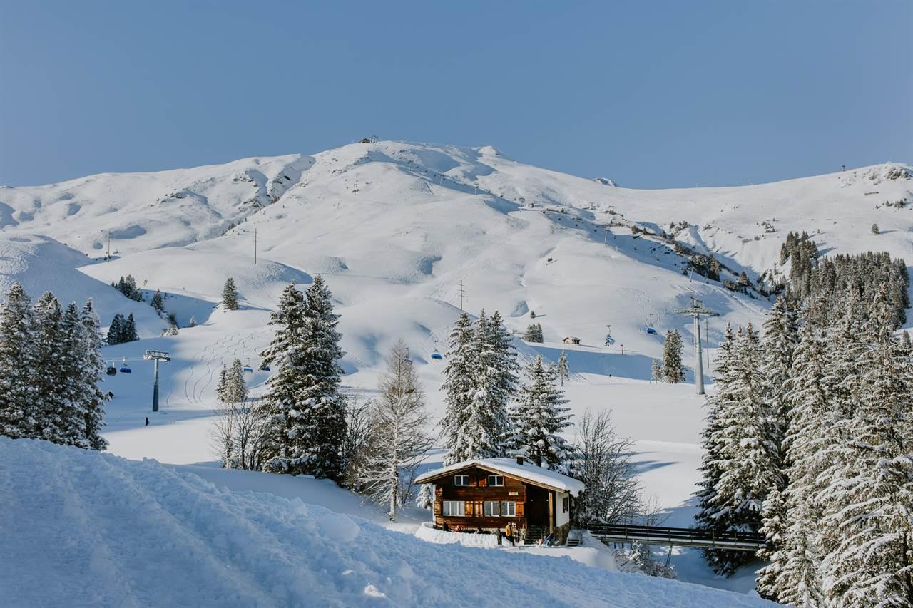 Winteransicht Chalet Schalmi Winteransicht Chalet Schalmi