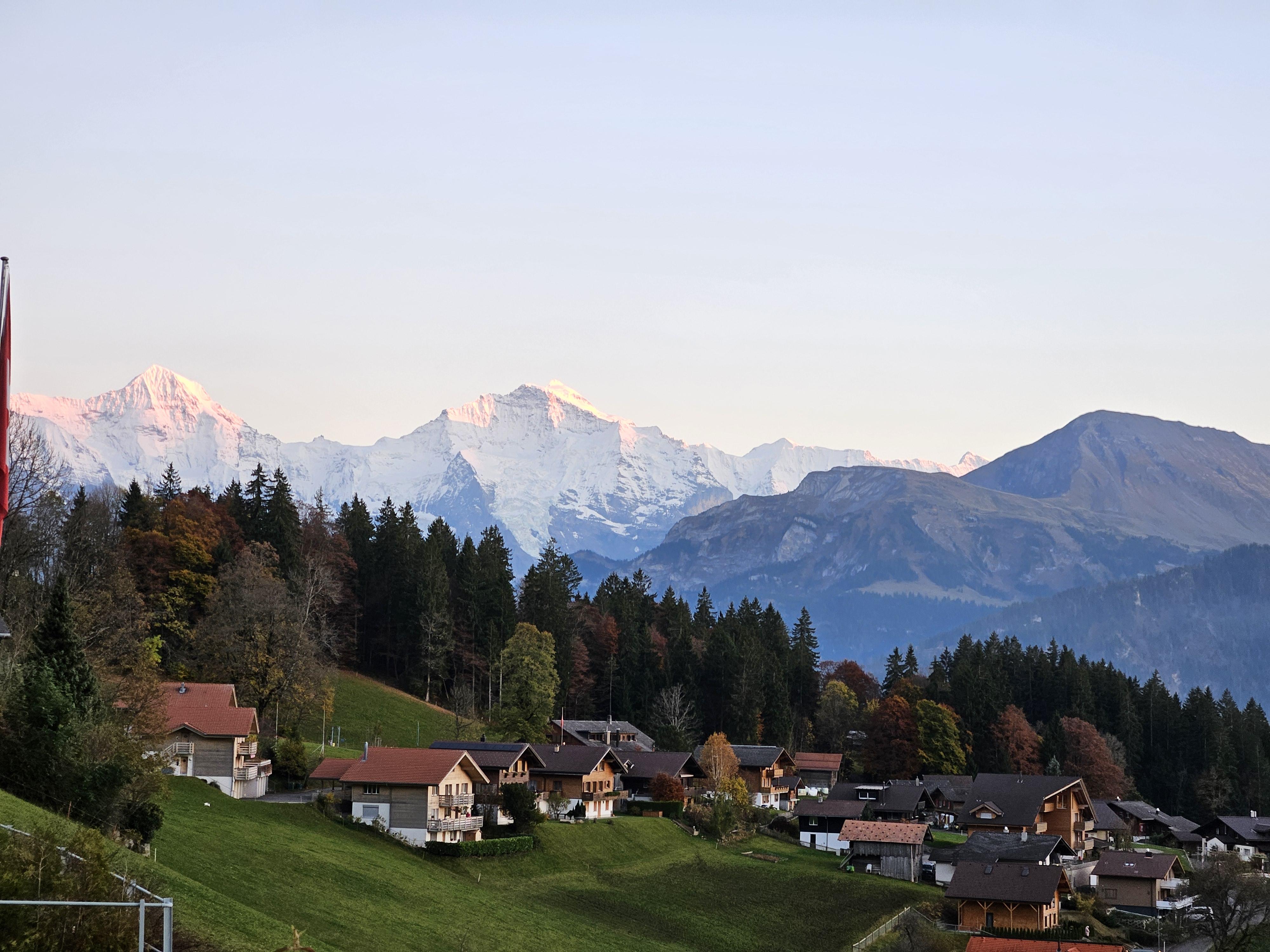 View Eiger, Mönch, Jungfrau View Eiger, Mönch, Jungfrau