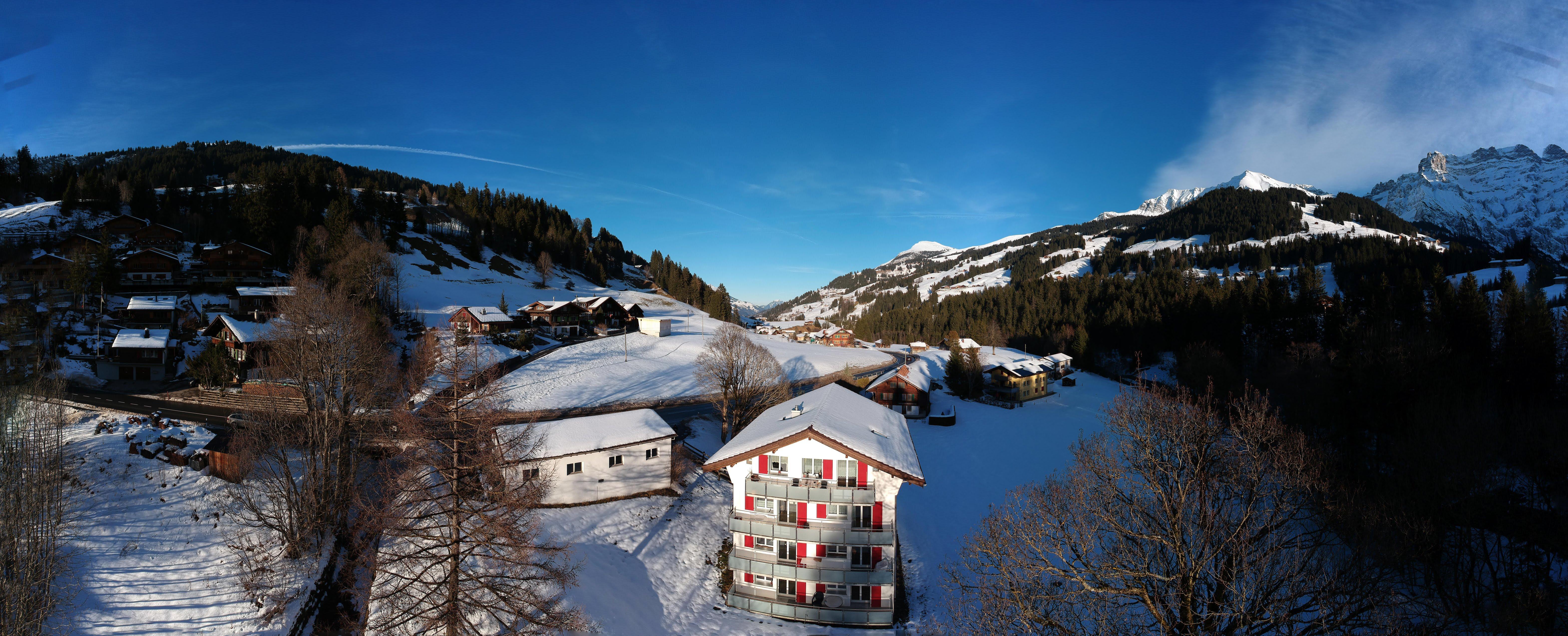 Panorama Haus mit Drohne Panorama Haus mit Drohne