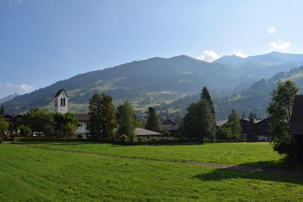 Aussicht Richtung Dorf Aussicht Richtung Dorf