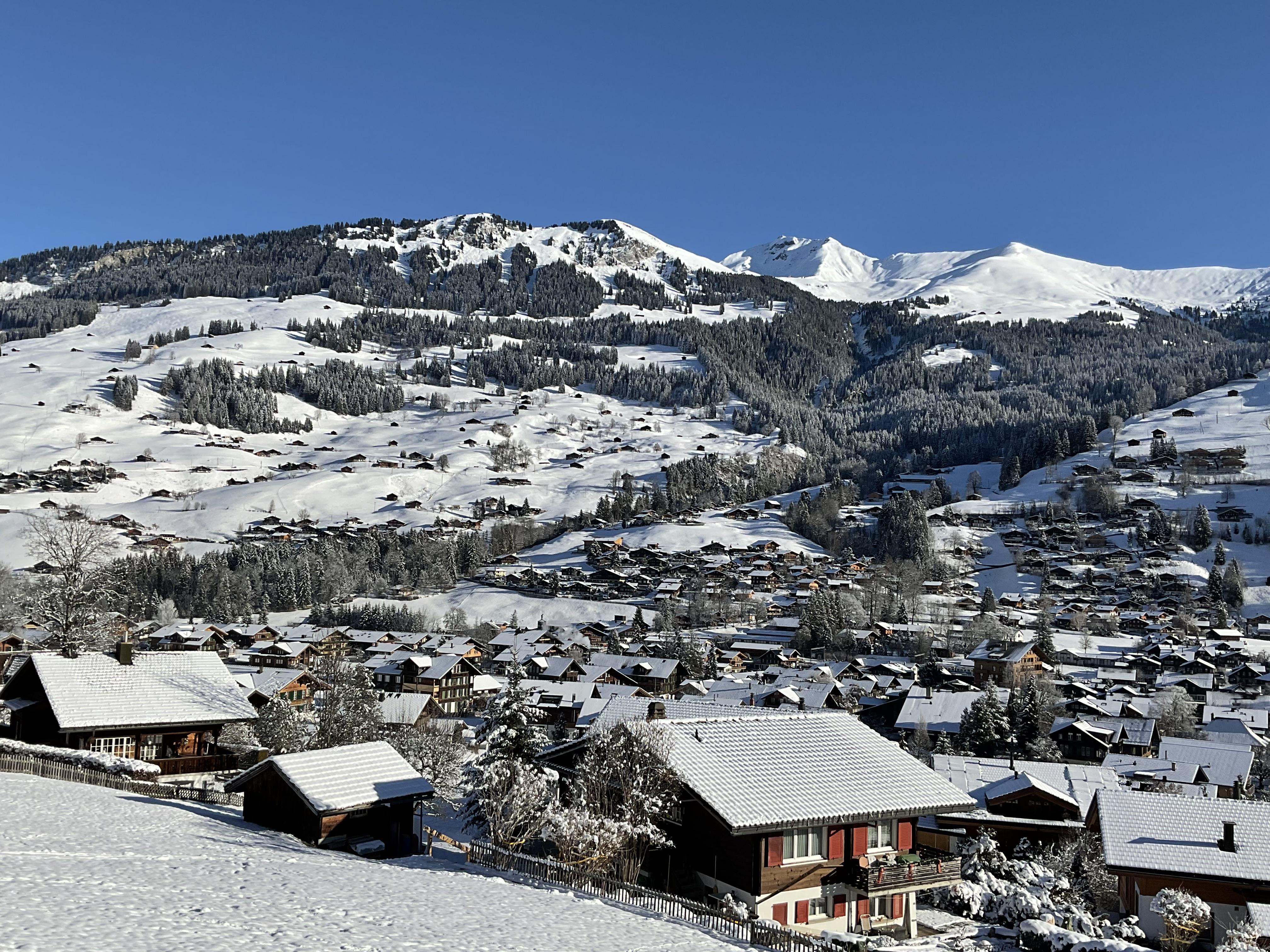Aussicht Dorf Lenk Aussicht Dorf Lenk