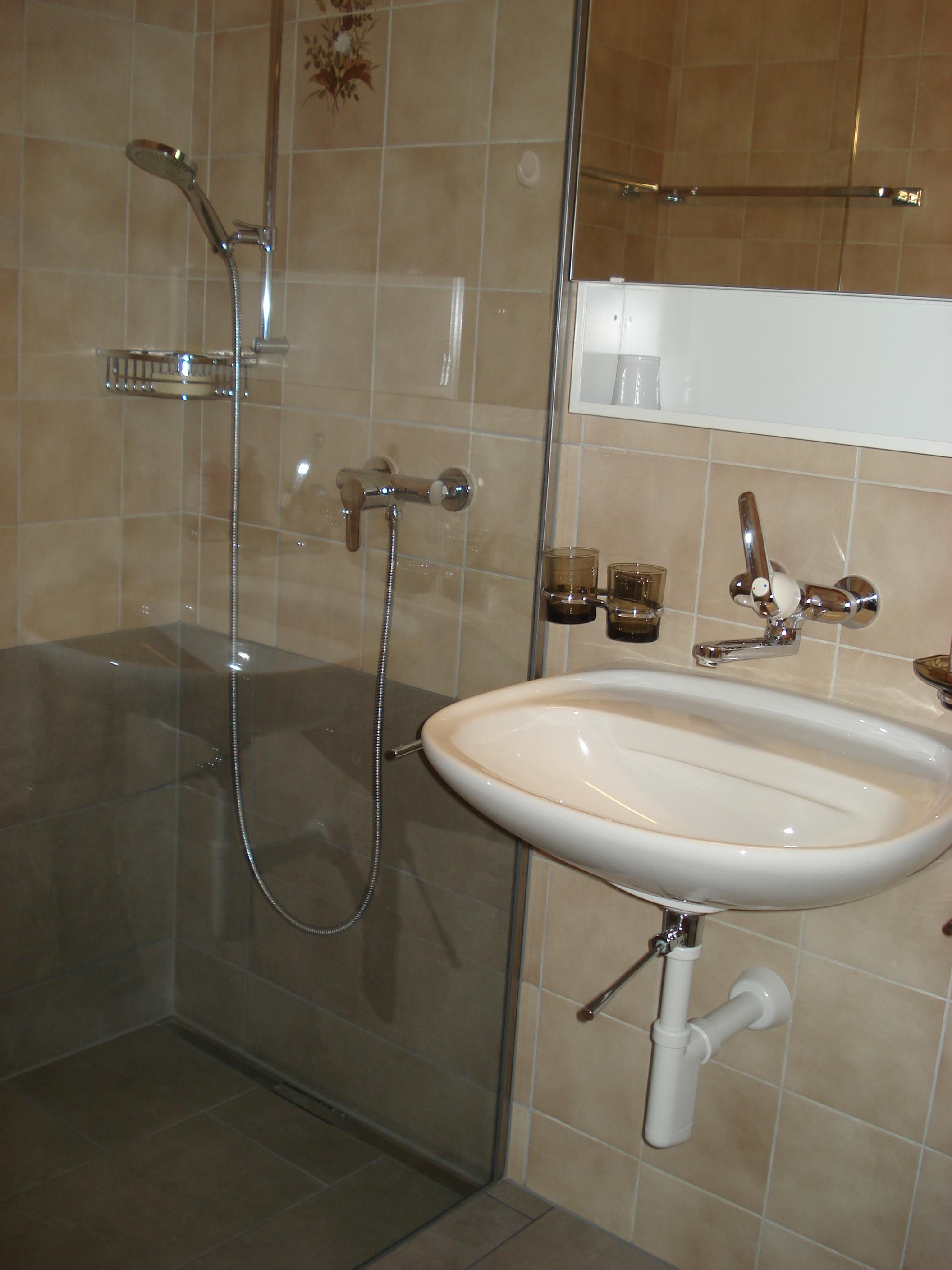 Dusche im 2. Stock Dusche im 2. Stock