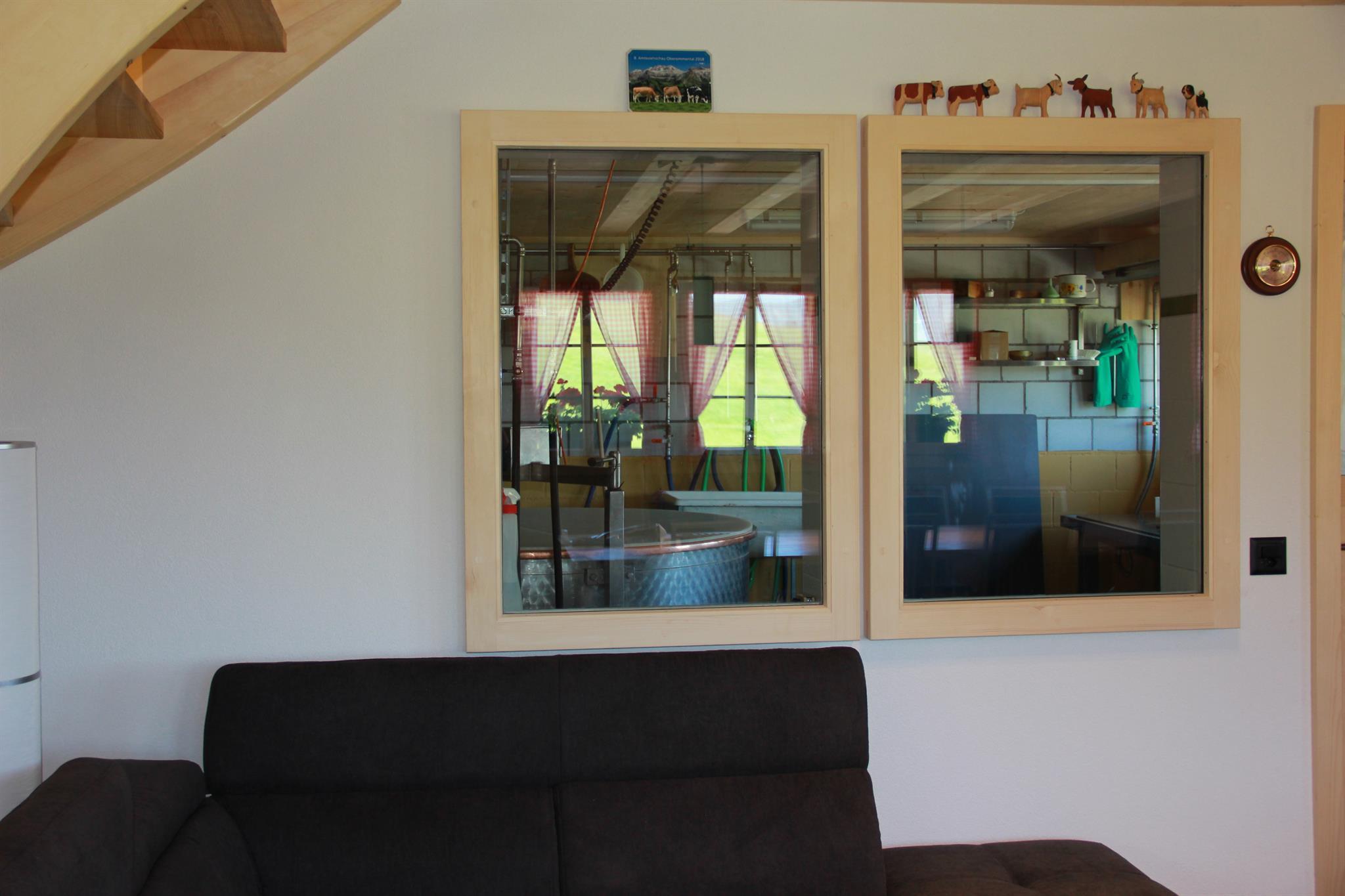 Fenster zur Käserei Fenster zur Käserei