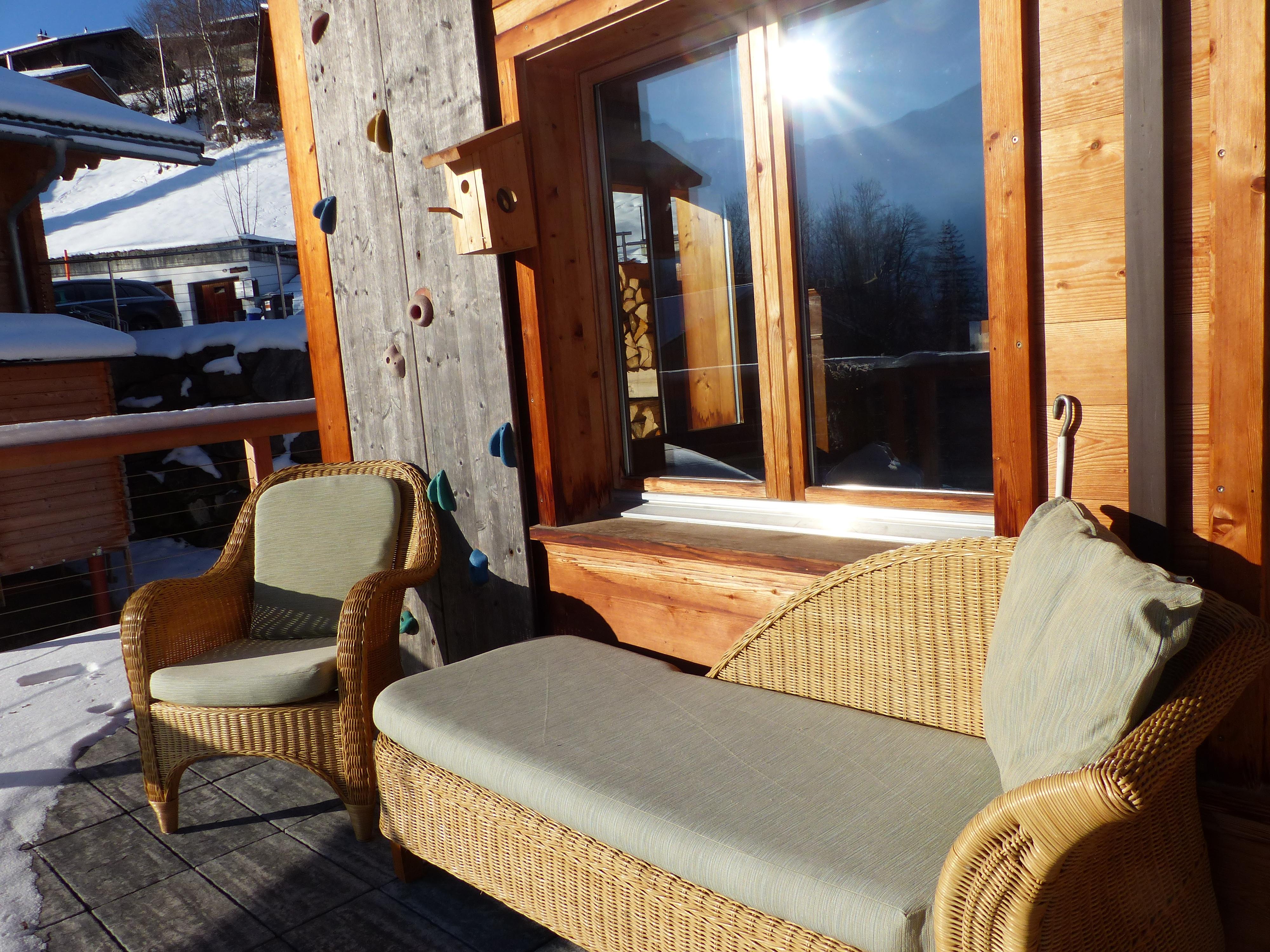 Das Sofa auf der Terrasse Das Sofa auf der Terrasse