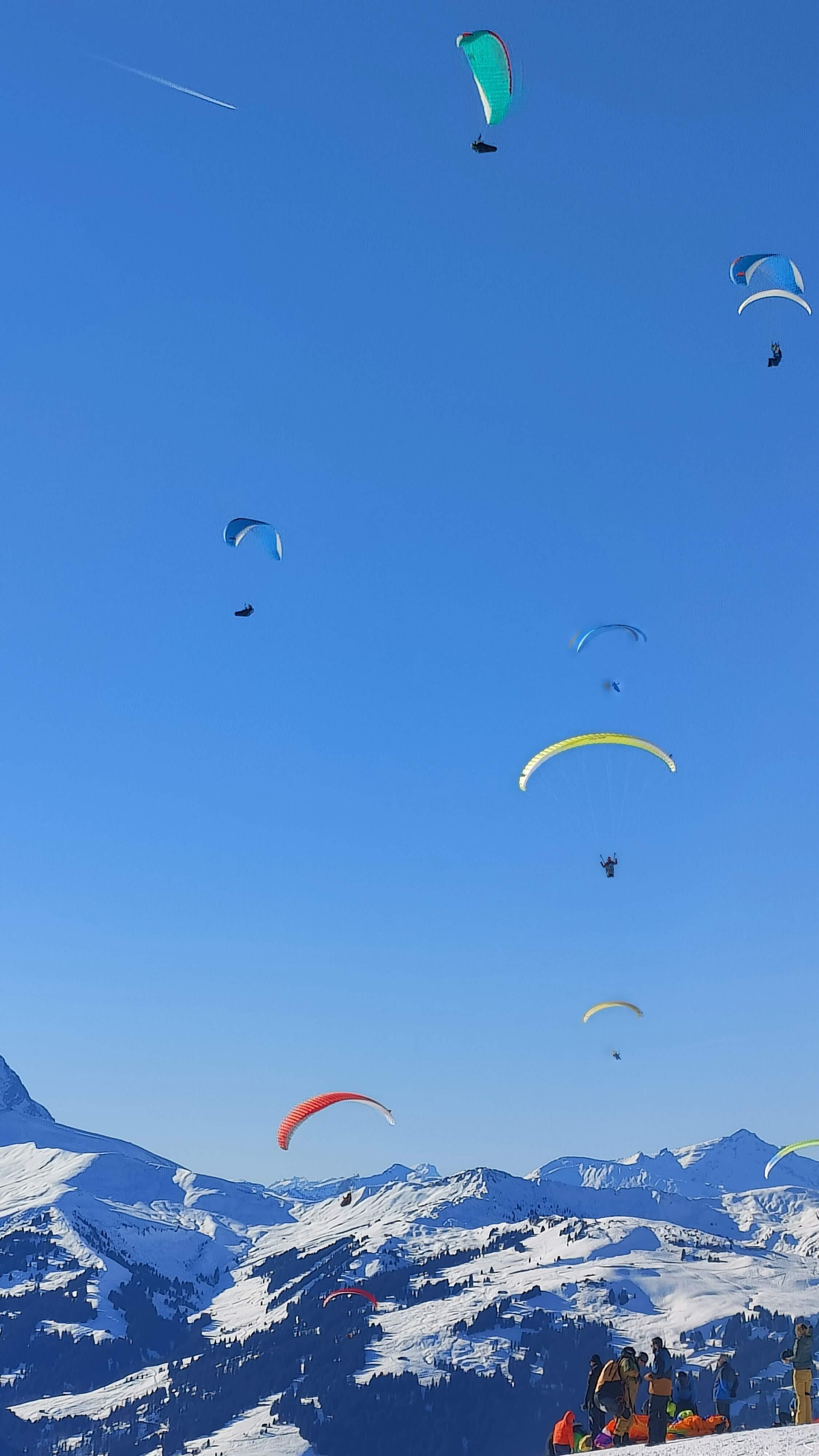 Gleitschirmflieger Luft Gleitschirmflieger Luft