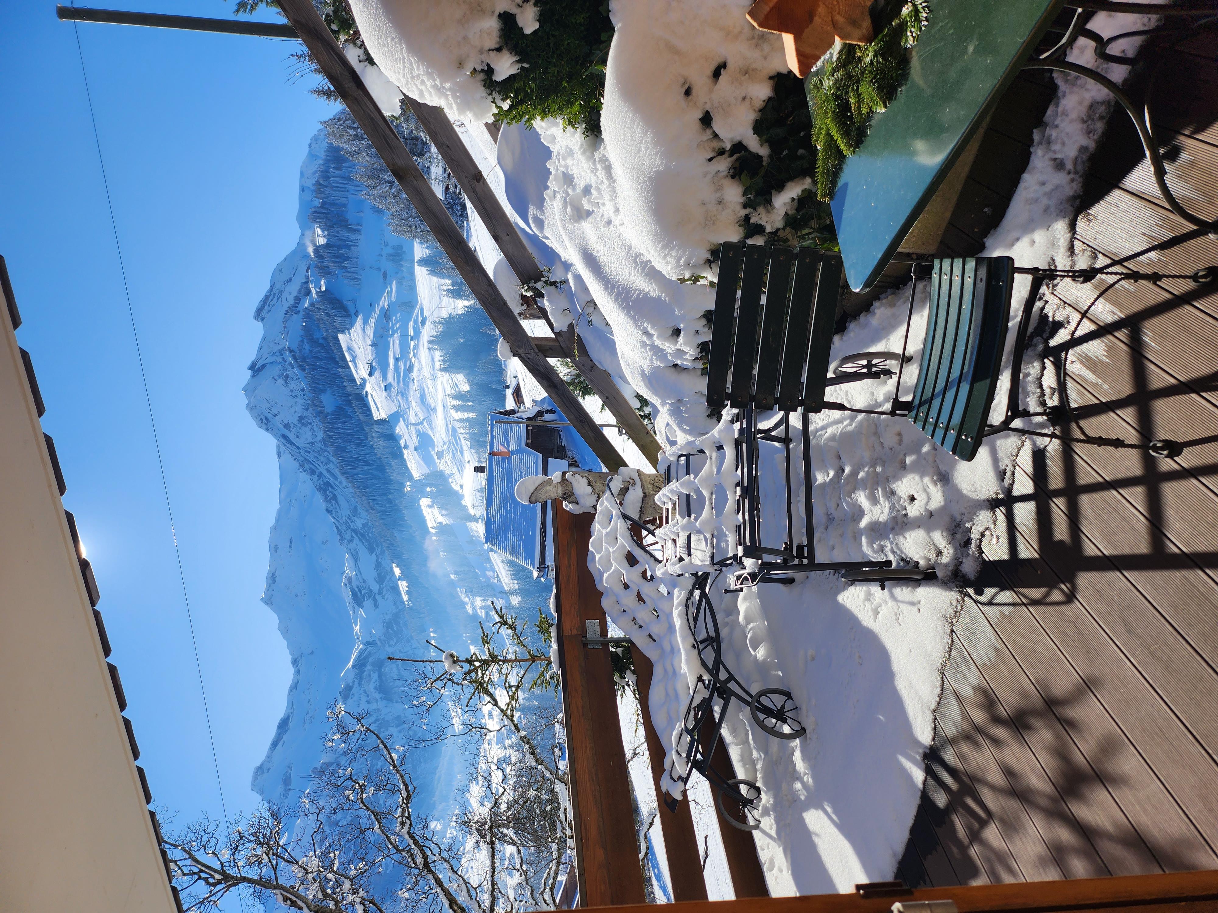 Winter auf dem Balkon Winter auf dem Balkon