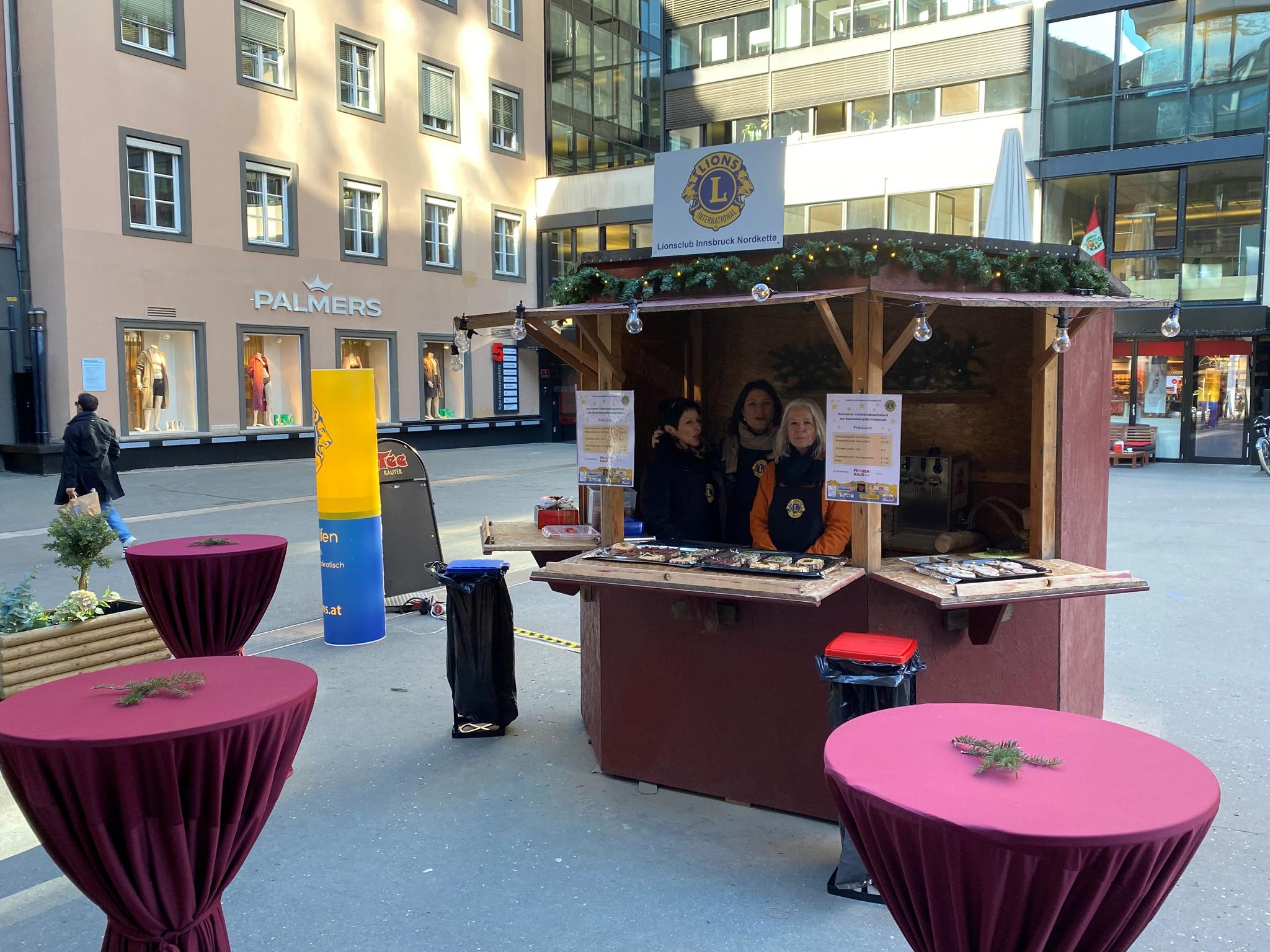 Christkindl-Stand des LC Innsbruck-Nordkette