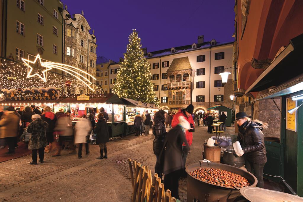 Christmas Market in Innsbruck`s Old Town