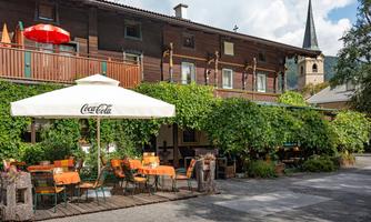 Sun terrace at the inn Mauth in Kirchdorf
