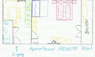 Grundriss - Fewo Seeseite