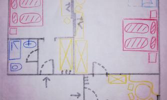 Grundriss Fewo Kaiser 65m²